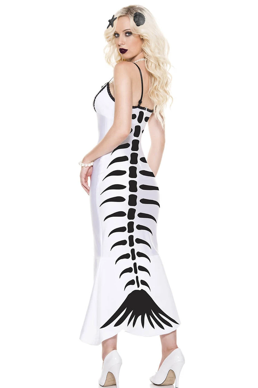 Music Legs Drop Dead Siren Skeleton Costume - Image 2