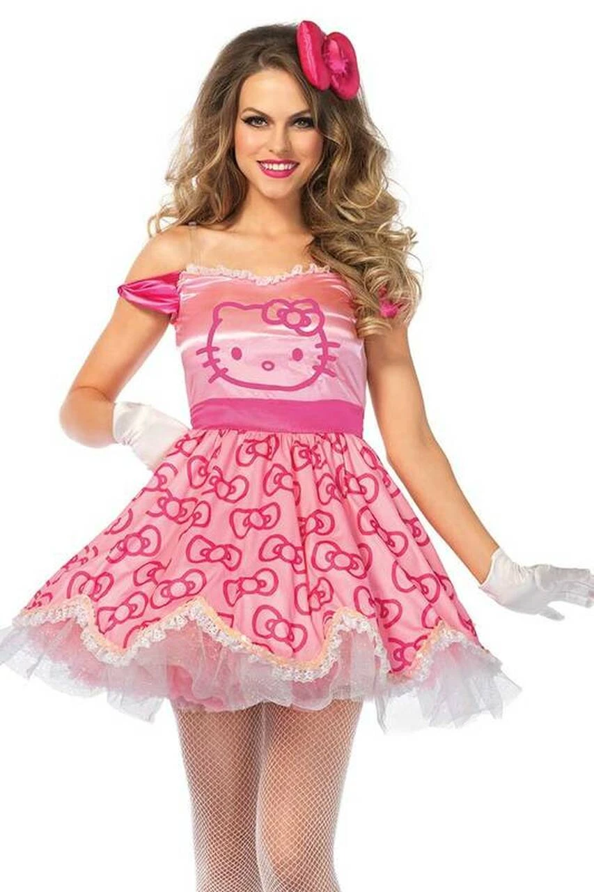 Leg Avenue Hello Kitty Costume Bow Dress - Image 3