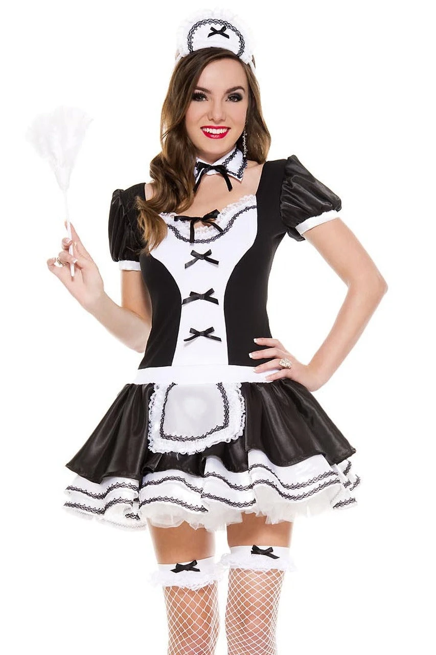 Music Legs Classy But Sassy French Maid Costume
