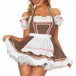 3WISHES Alpine Ale Girl Lederhosen Costume